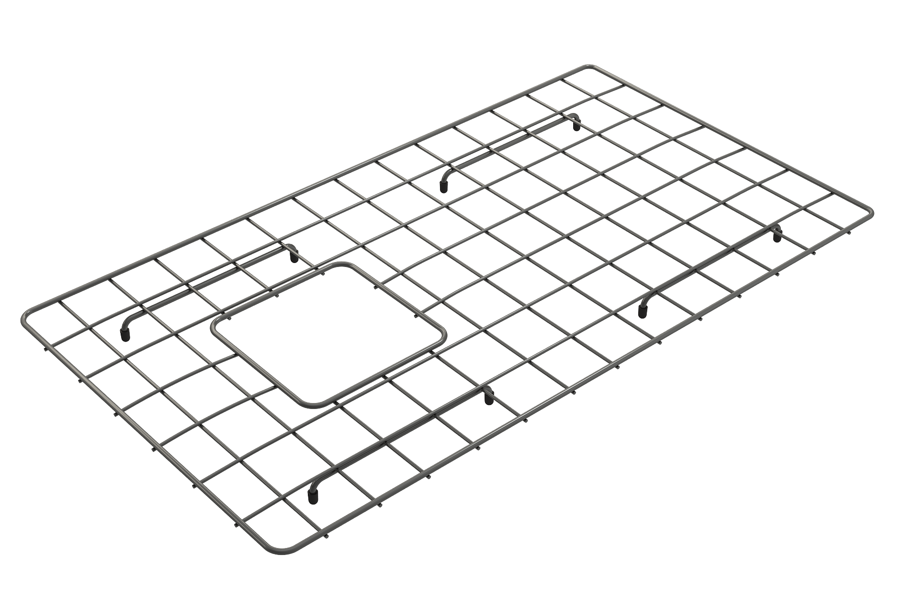 Stainless Steel Sink Rack in Gun Metal finish for 30 in. 1344 Farmhouse Apron Front Fireclay Single Bowl Kitchen Sinks New Design